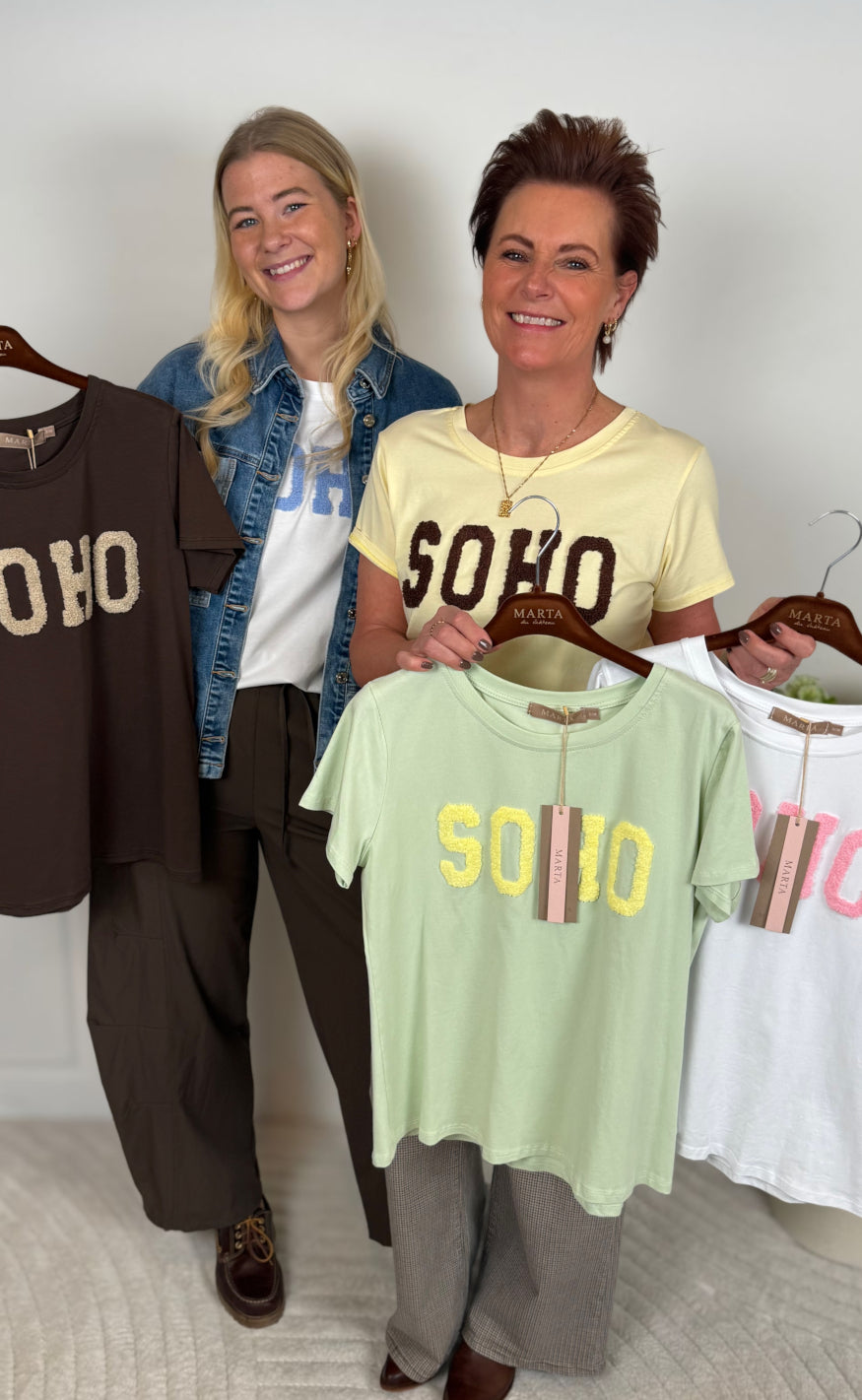 Marta Du Chateau T-shirt - Herdis - Yellow14/Moro