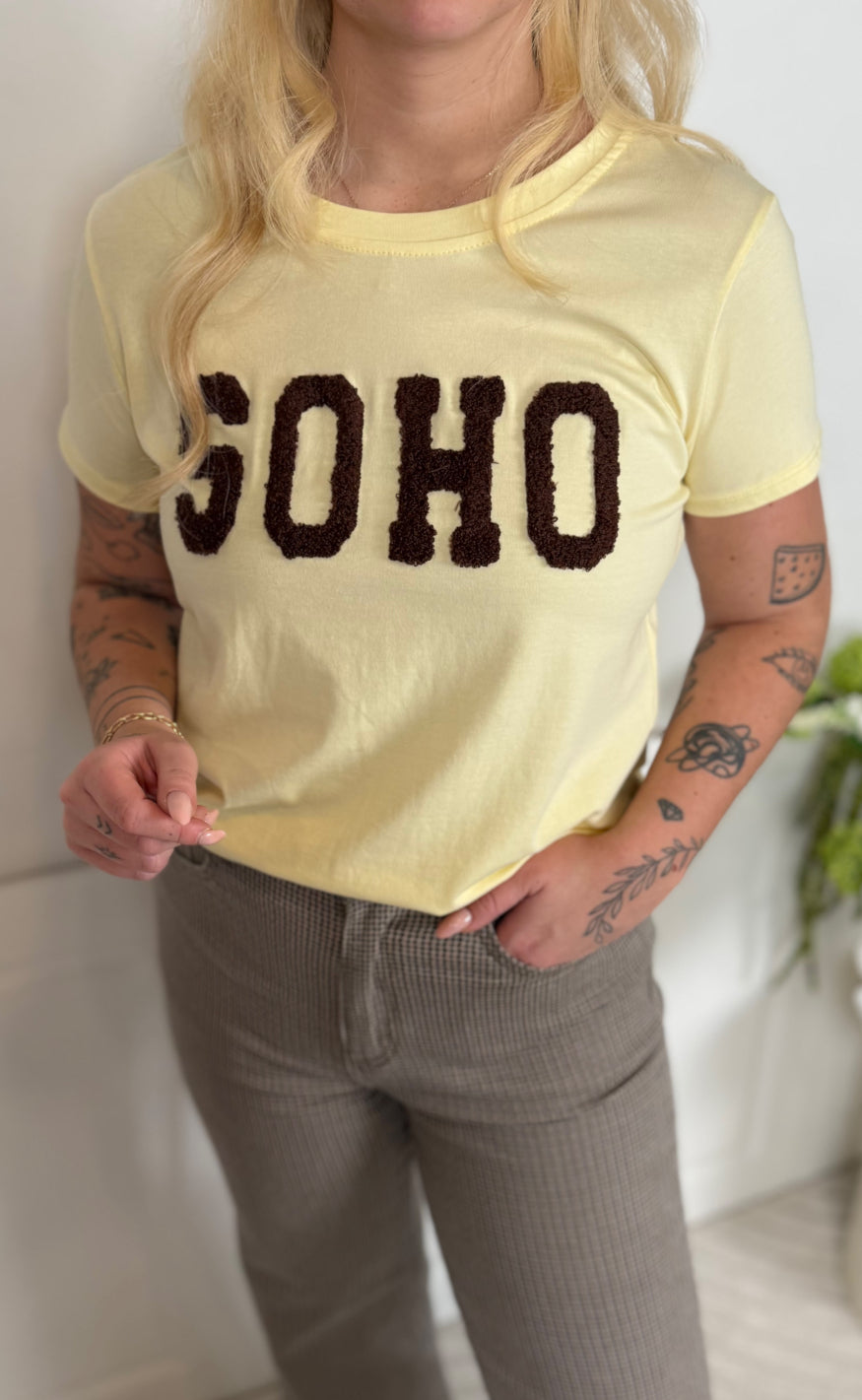 Marta Du Chateau T-shirt - Herdis - Yellow14/Moro