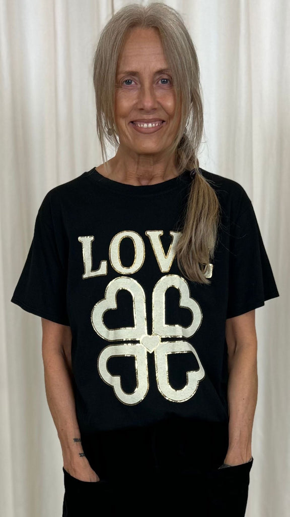 Marta Du Chateau T-shirt - Inge - Black Love