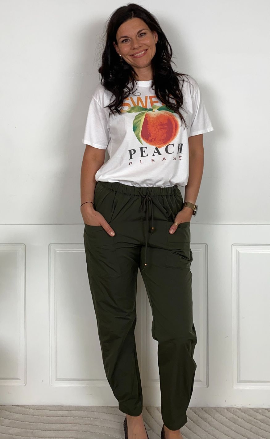 Marta Du Chateau T-shirt - Inge - White Peach