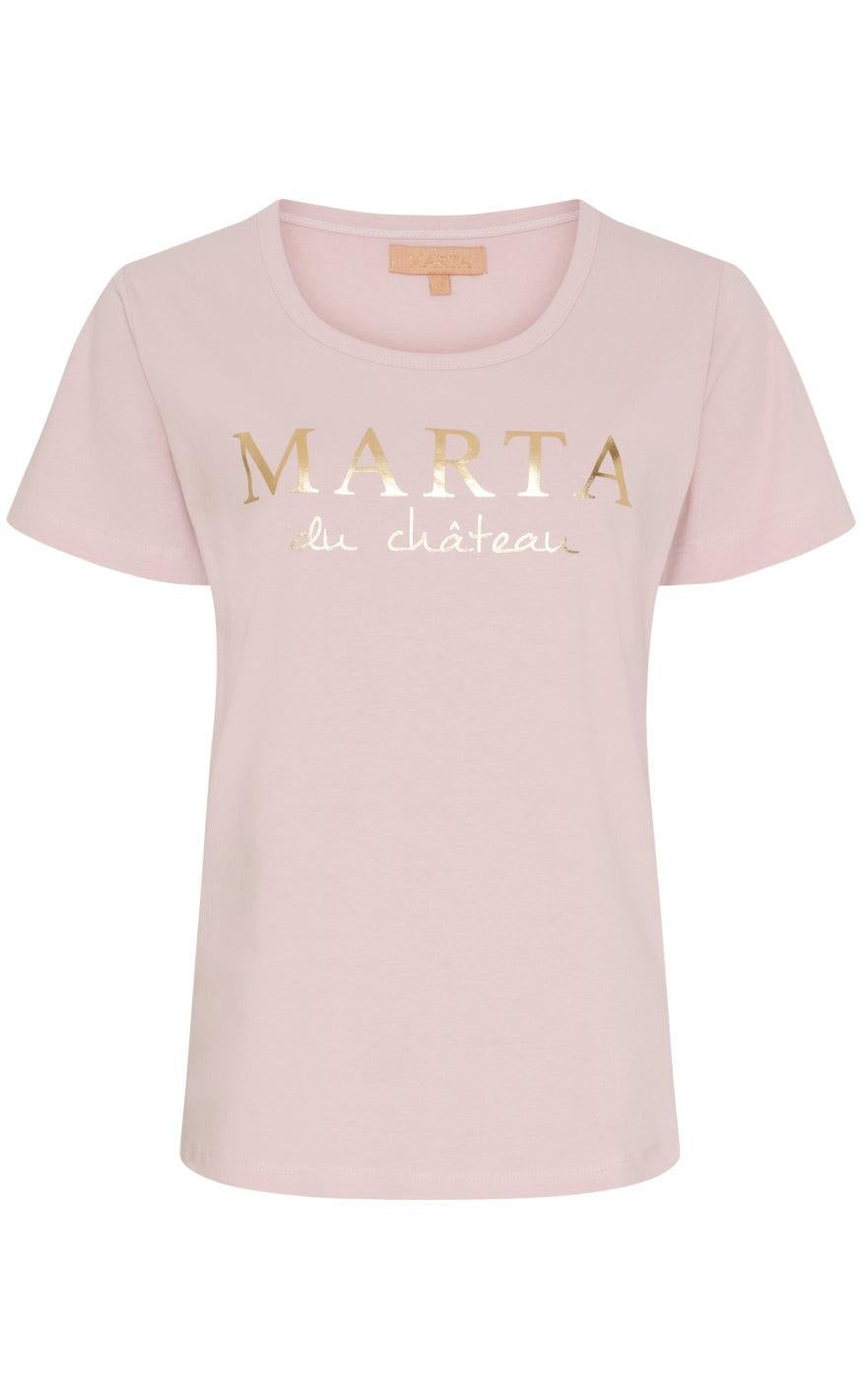 Marta Du Chateau T-shirt - Jeanette - Old Rose