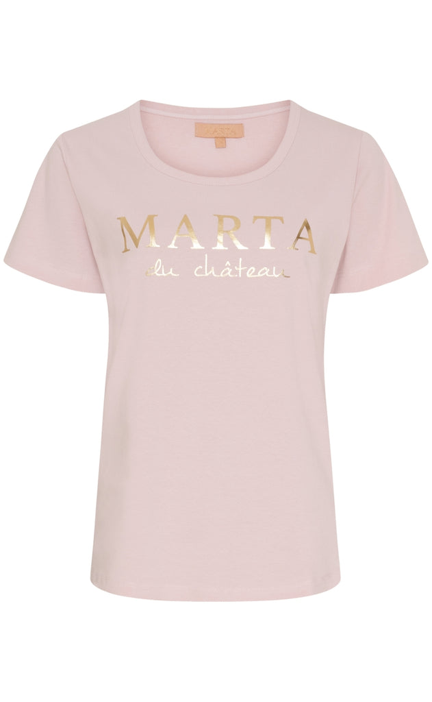 Marta Du Chateau T-shirt - Jeanette - Old Rose