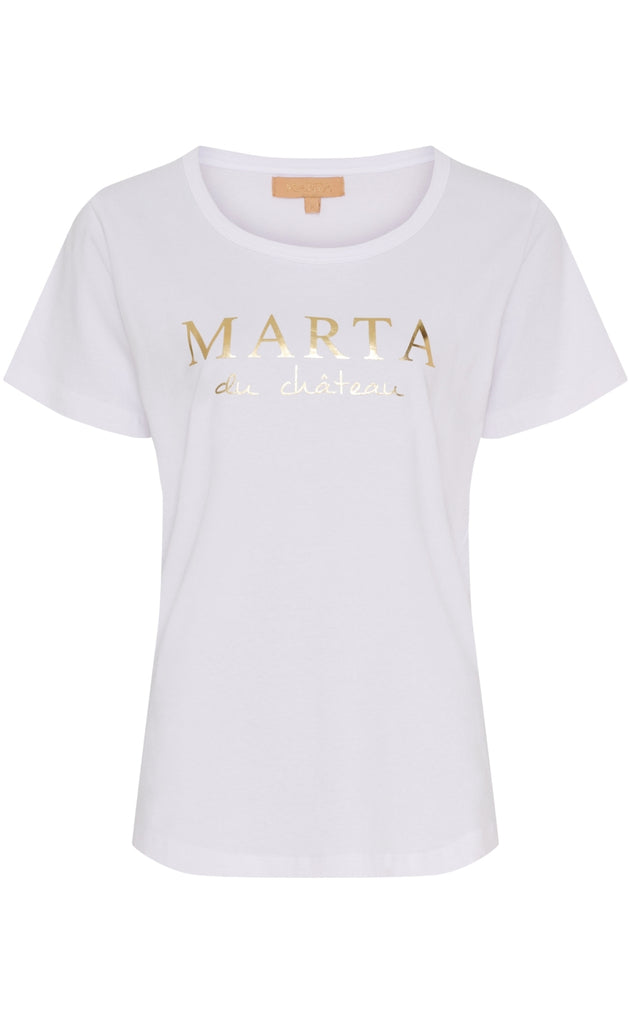 Marta Du Chateau T-shirt - Jeanette - Optisk White