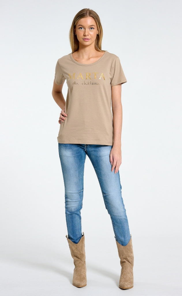 Marta Du Chateau T-shirt - Jeanette - Sand