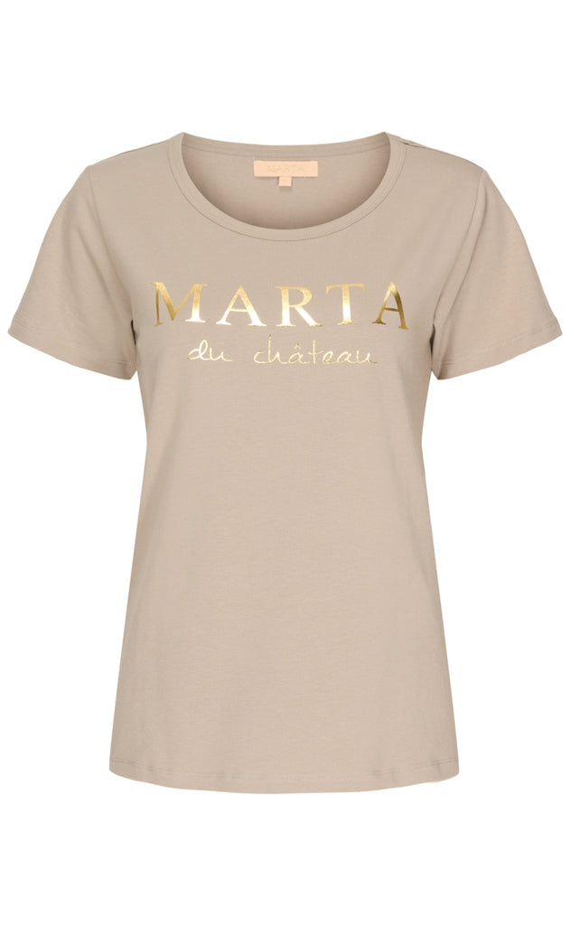 Marta Du Chateau T-shirt - Jeanette - Sand