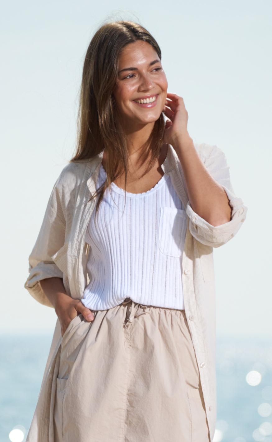 Marta Du Chateau Top - 41298 Nina - White