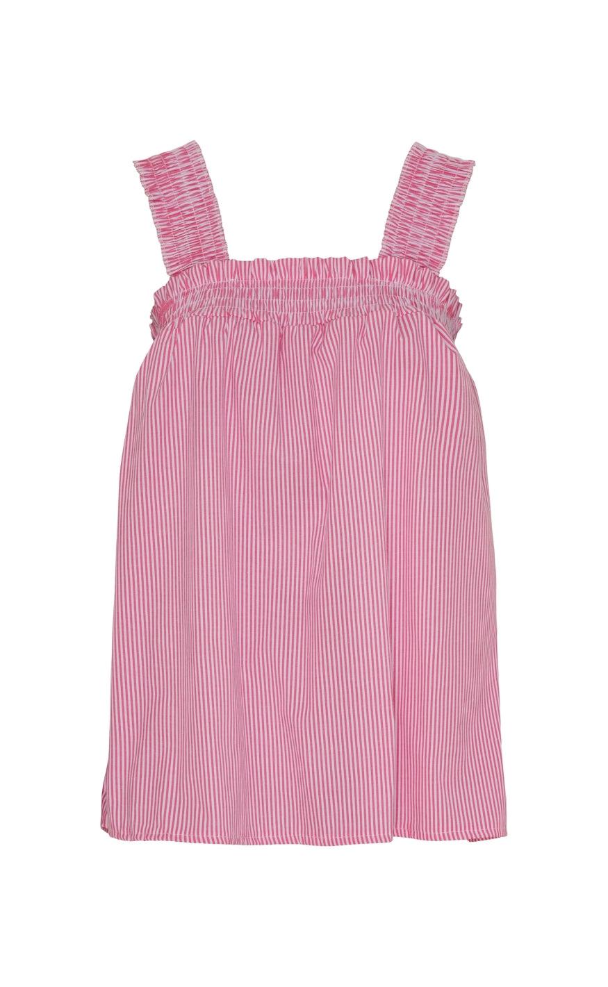 Marta Du Chateau Top - 6210 Emmeline - Fuxia Stripe