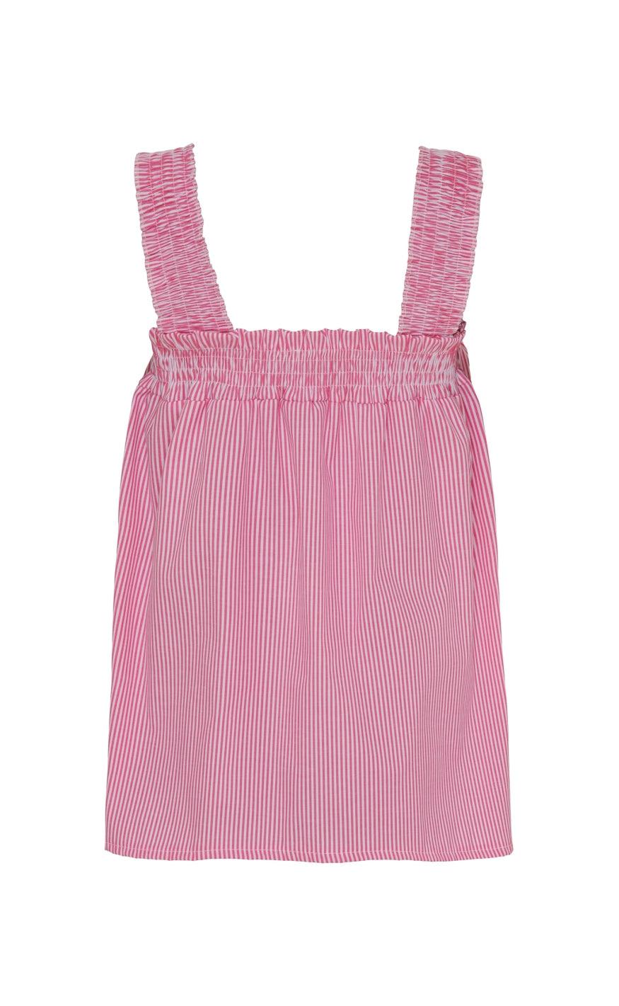 Marta Du Chateau Top - 6210 Emmeline - Fuxia Stripe