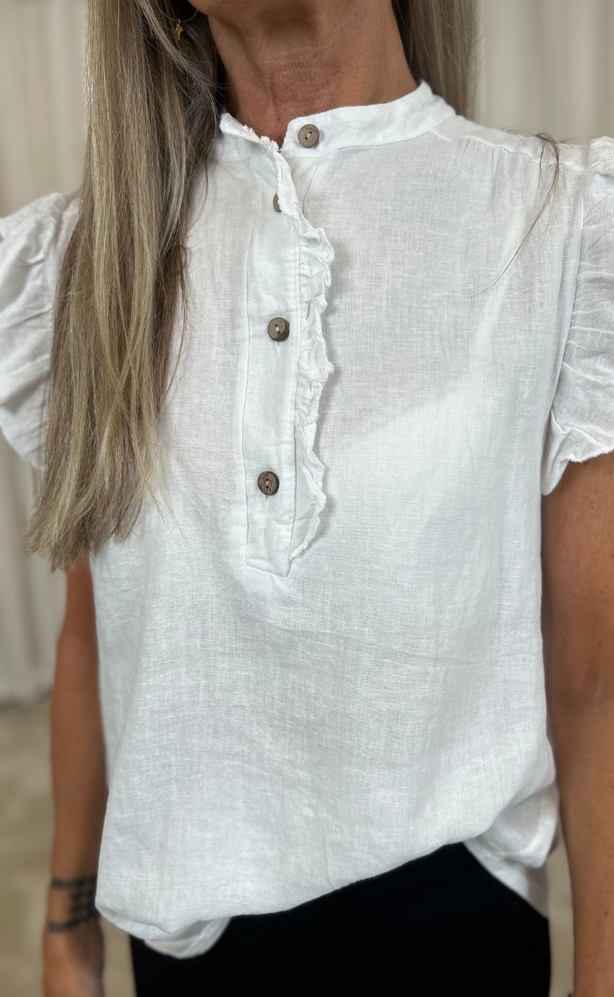 Marta Du Chateau Top - 86330 Lise - White