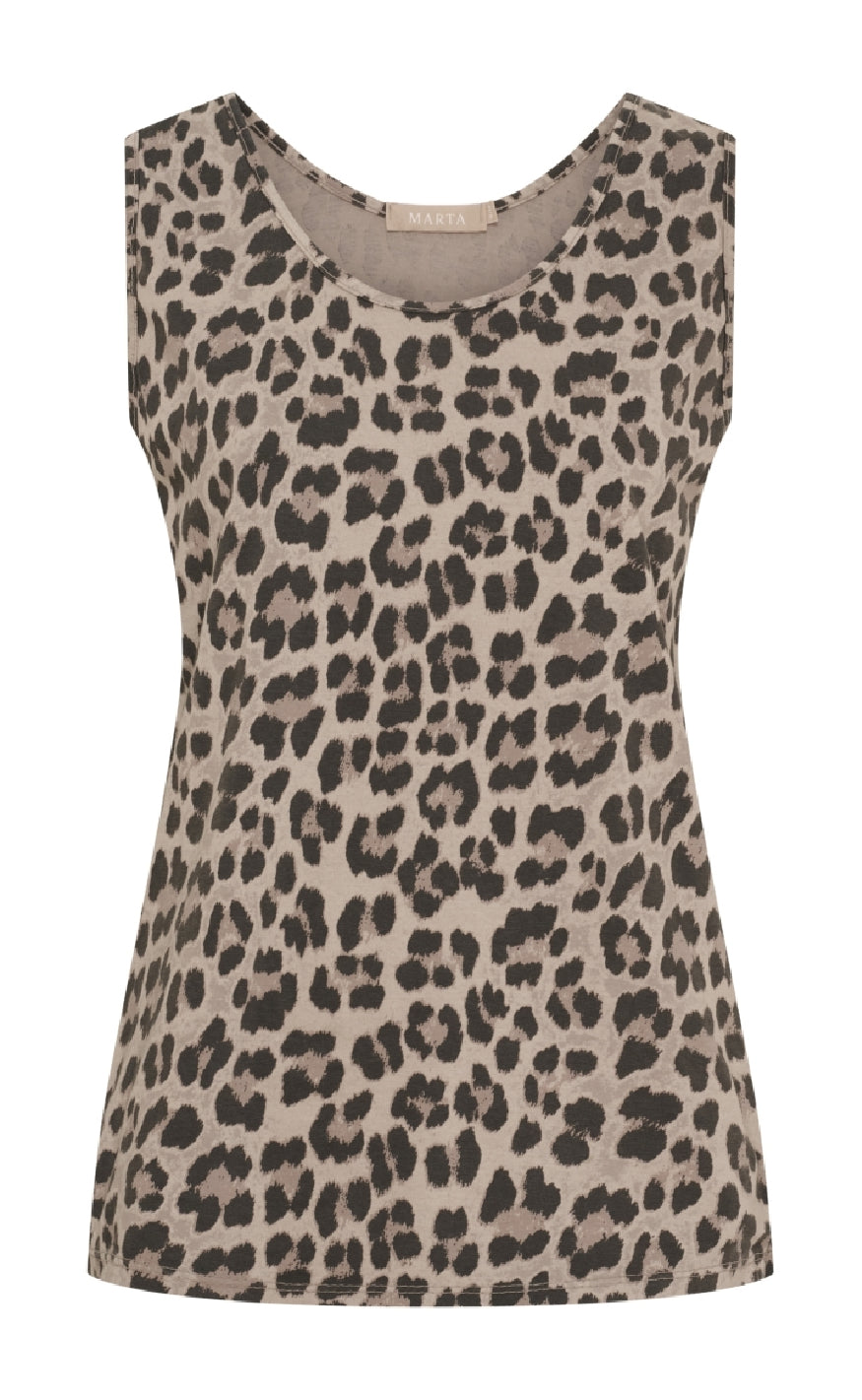 Marta Du Chateau Top - Angeline - Beige Camo