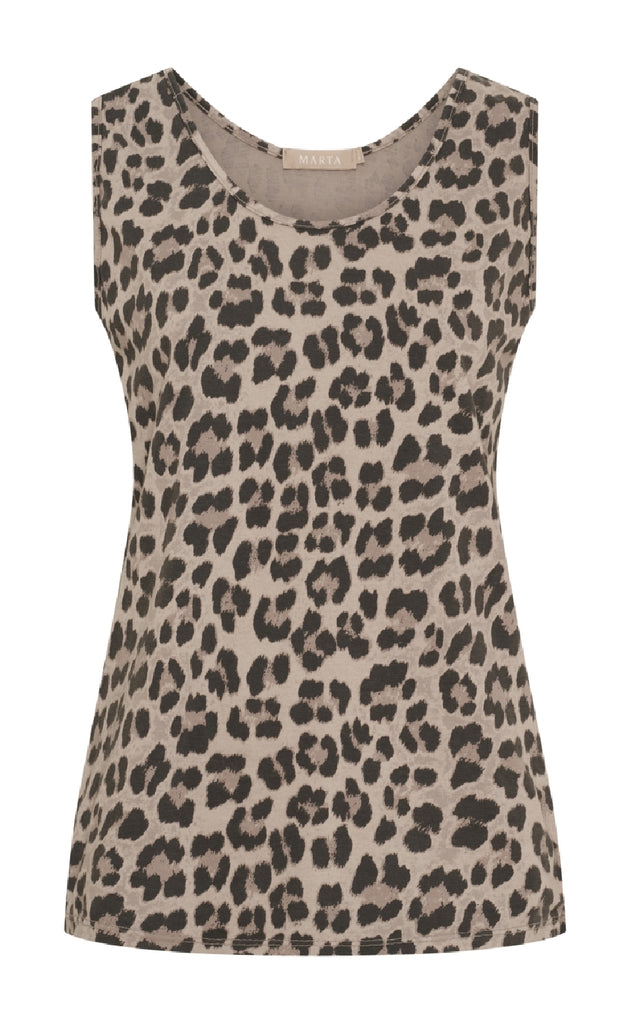 Marta Du Chateau Top - Angeline - Beige Camo