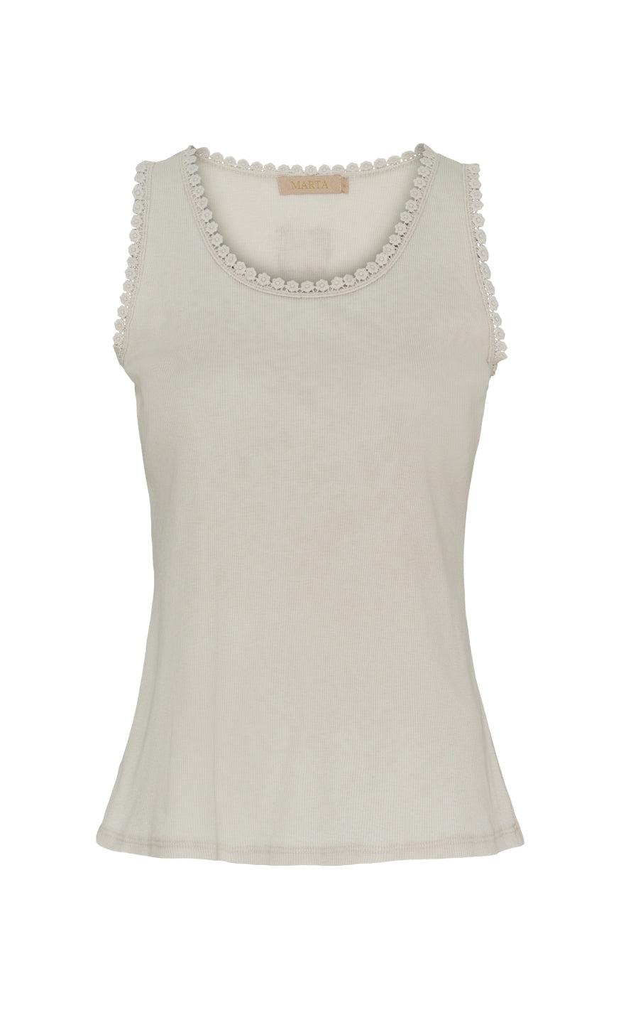 Marta Du Chateau Top - Elfrida - Beige