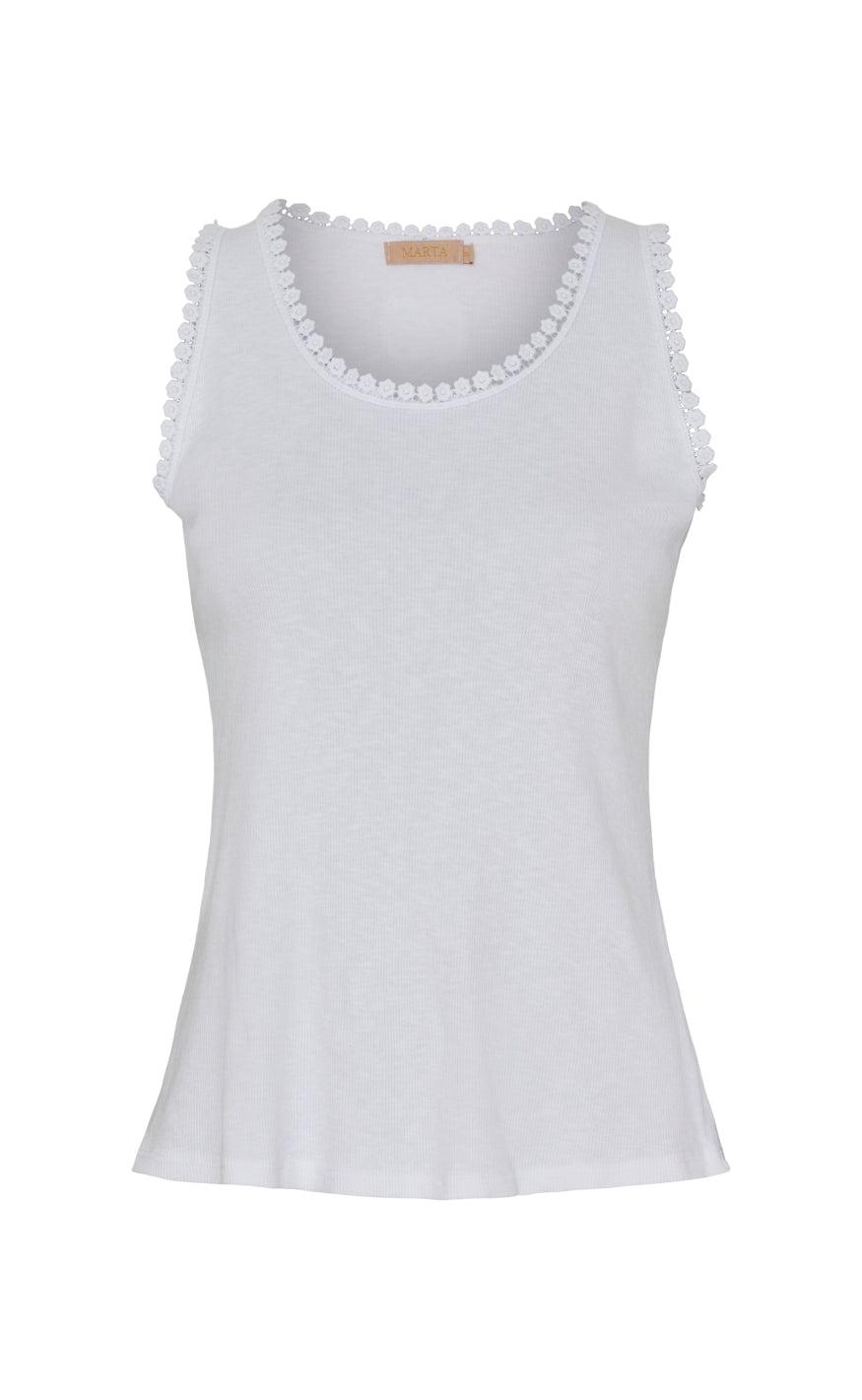 Marta Du Chateau Top - Elfrida - White
