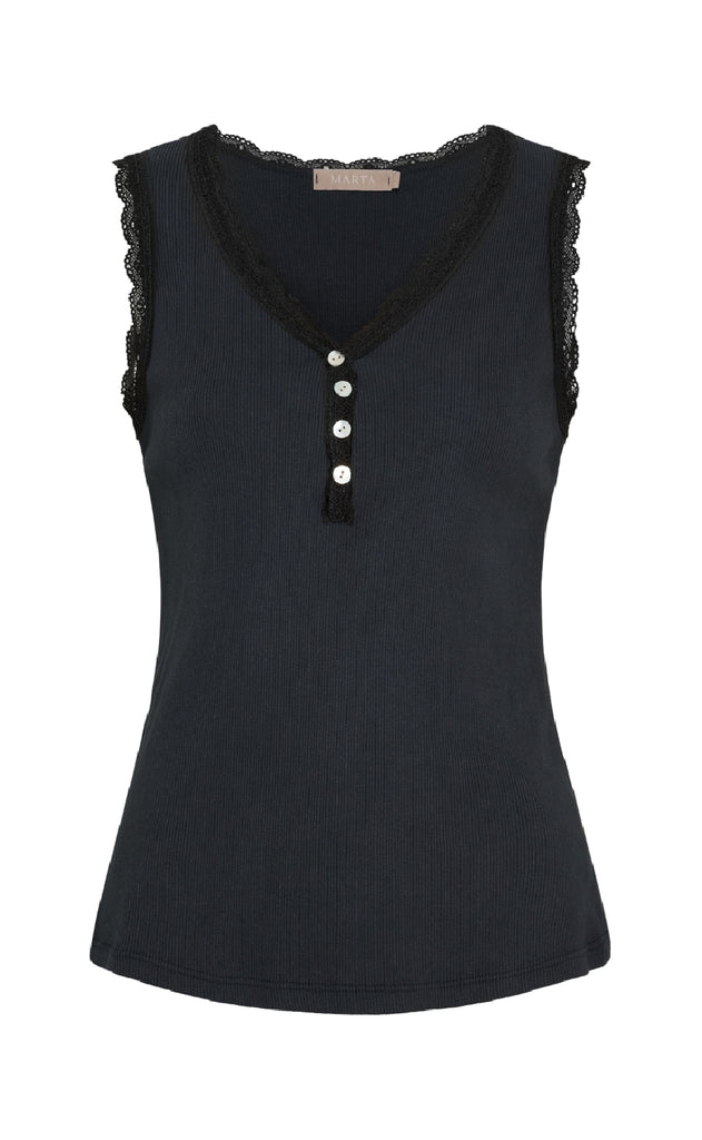 Marta Du Chateau Top - Gaia - Black