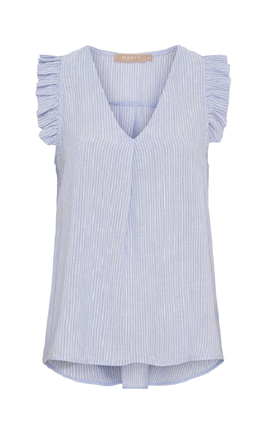 Marta Du Chateau Top - Giorgia - Blue