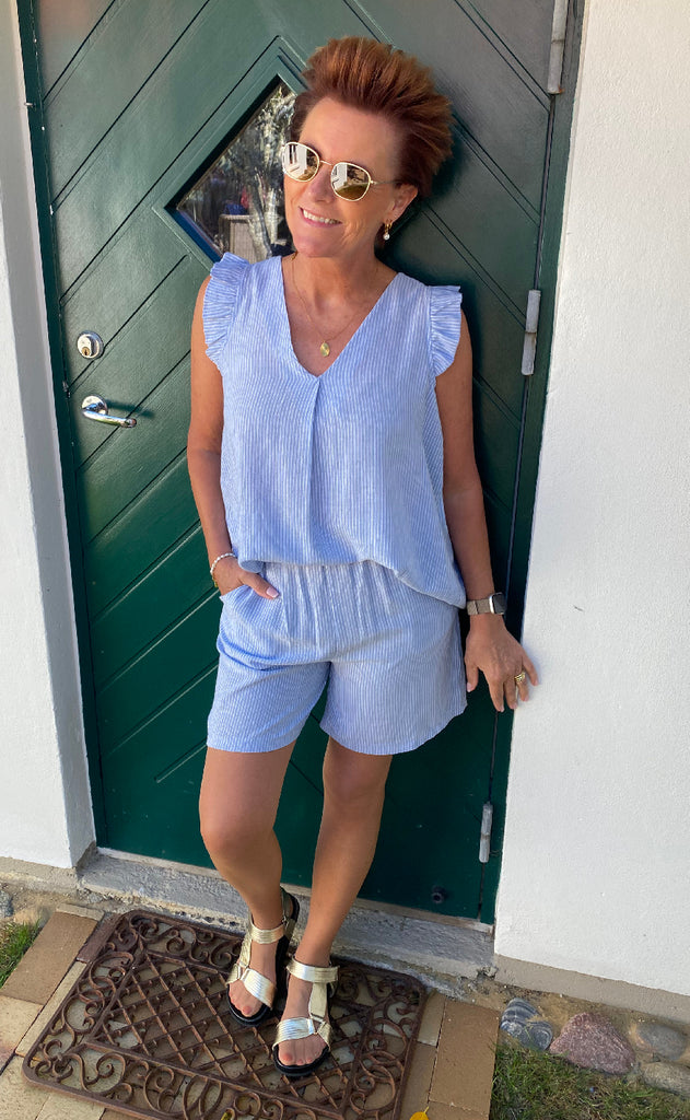 Marta Du Chateau Top - Giorgia - Blue