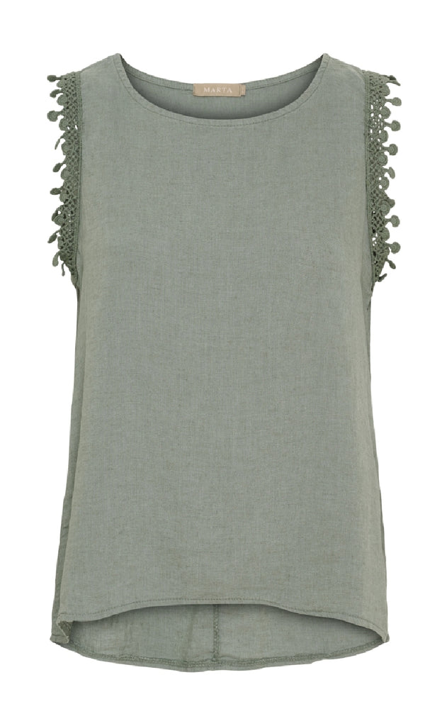 Marta Du Chateau Top - Holly - Military