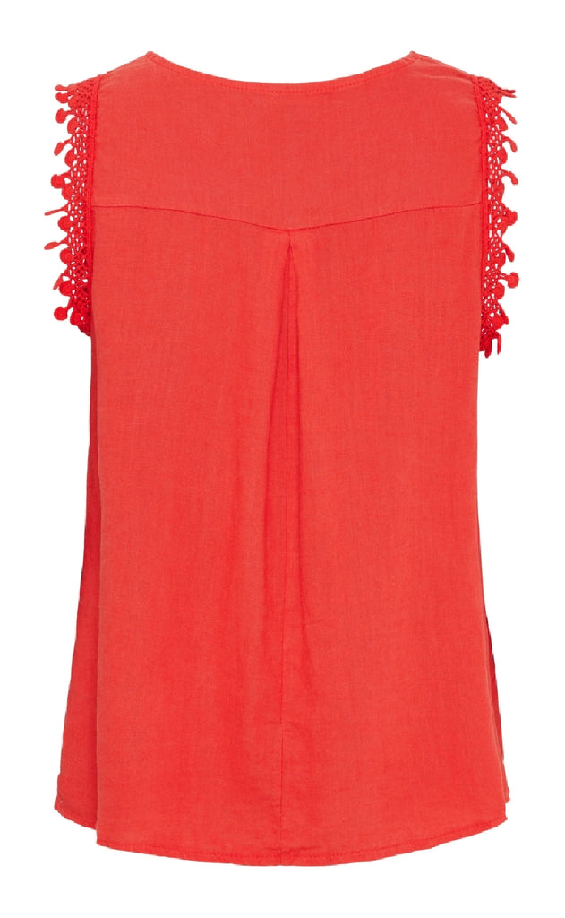 Marta Du Chateau Top - Holly - Red
