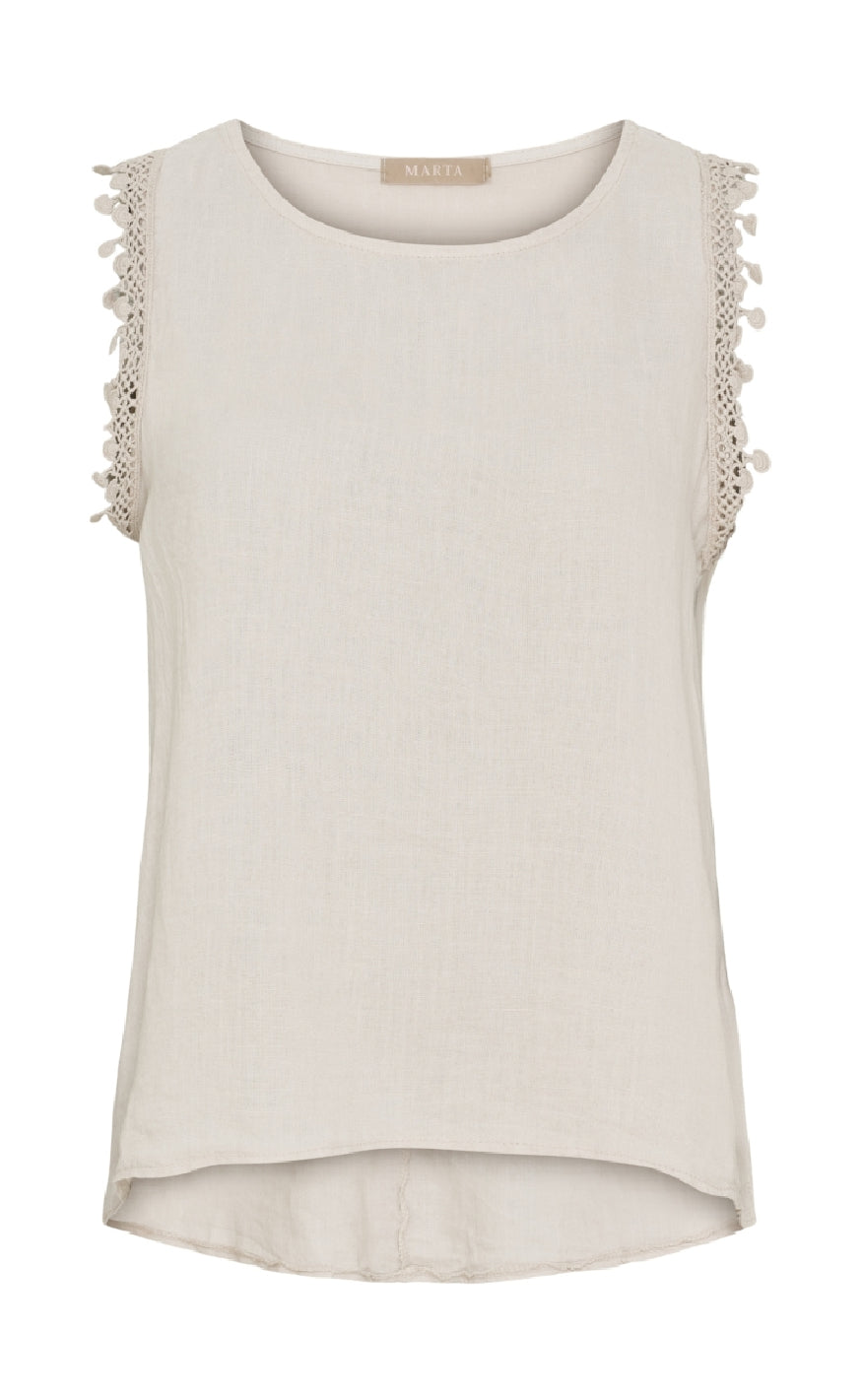 Marta Du Chateau Top - Holly - Sabbia