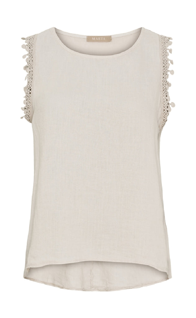 Marta Du Chateau Top - Holly - Sabbia