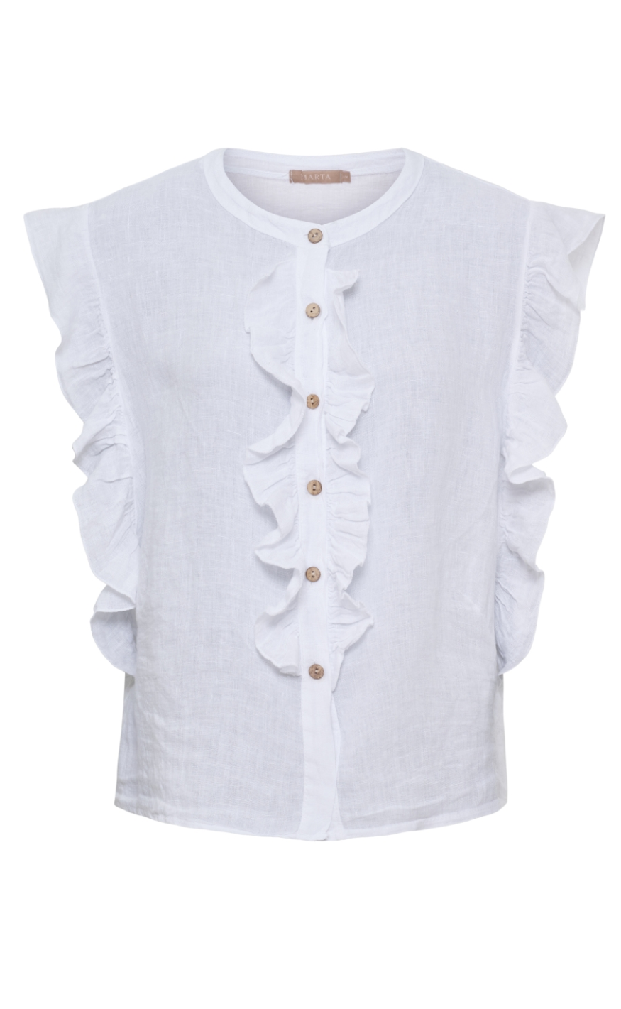 Marta Du Chateau Top - Karima - White