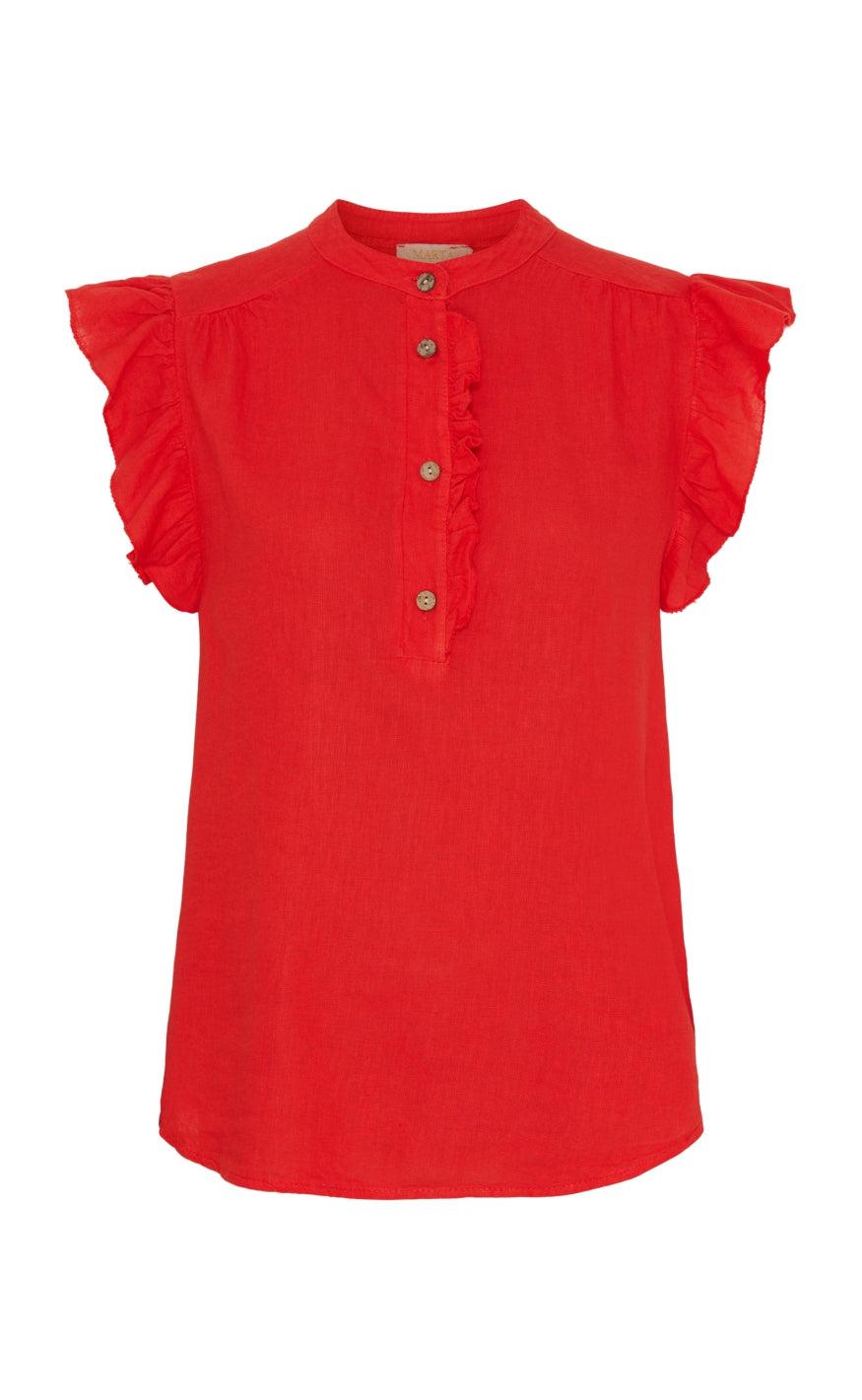 Marta Du Chateau Top - Lise - Red