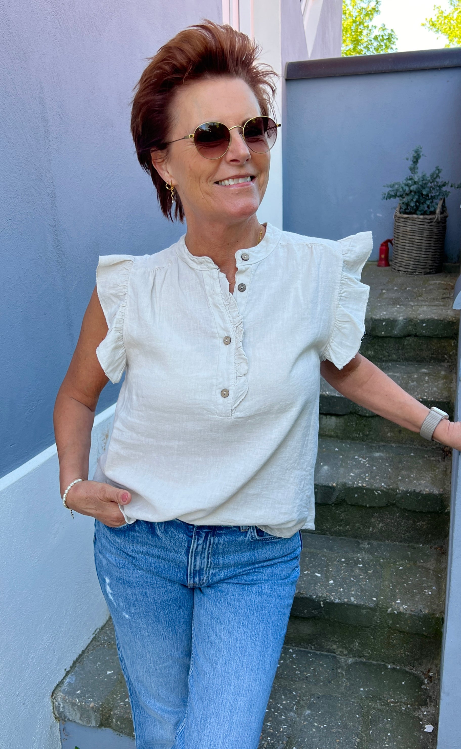 Marta Du Chateau Top - Lise - Sabbia