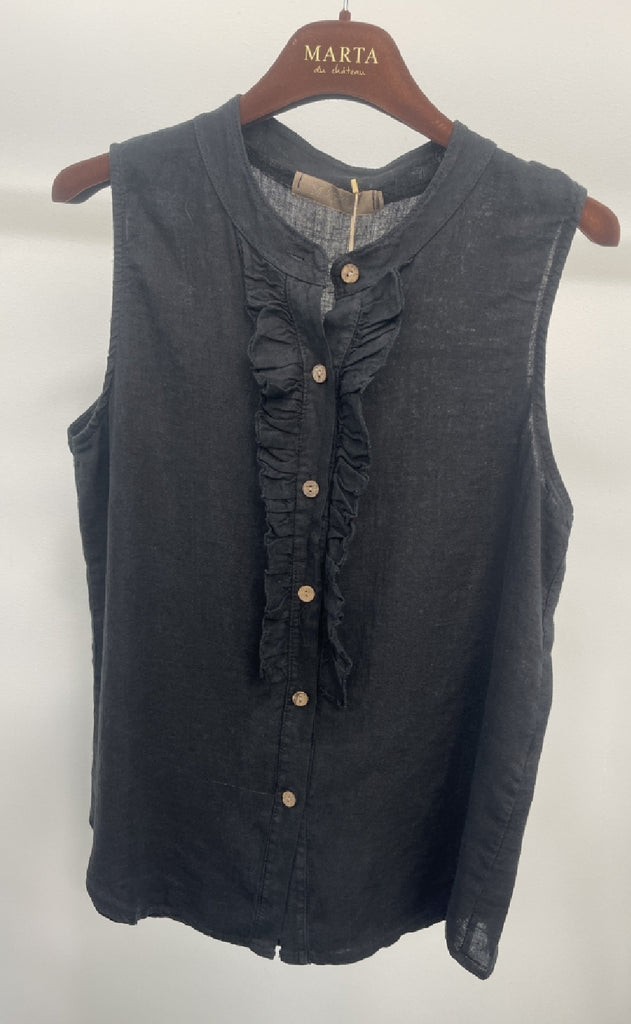 Marta Du Chateau Top - Malene - Black