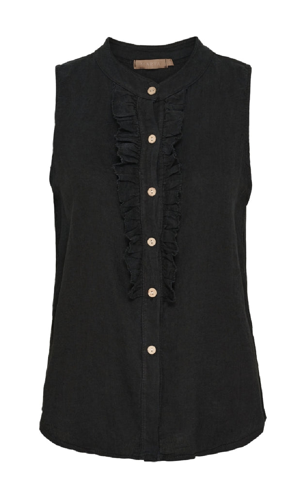 Marta Du Chateau Top - Malene - Black