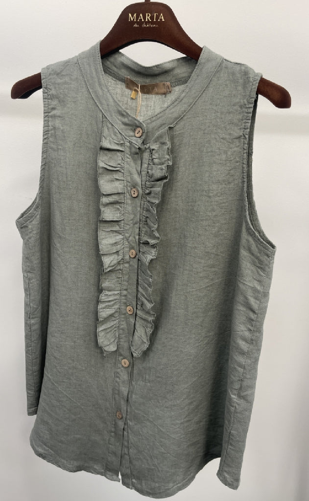 Marta Du Chateau Top - Malene - Military