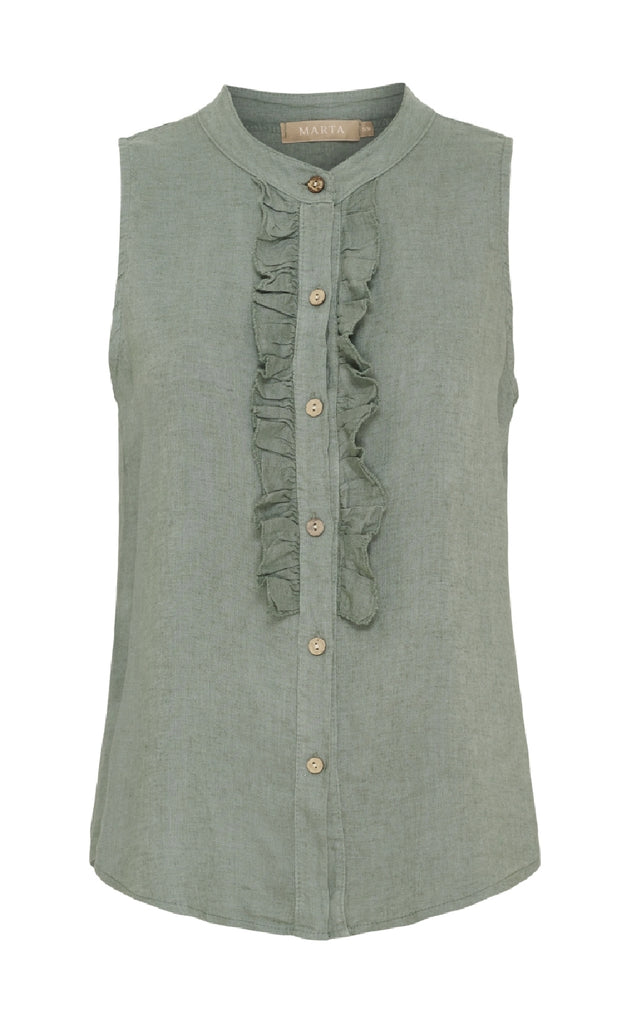 Marta Du Chateau Top - Malene - Military