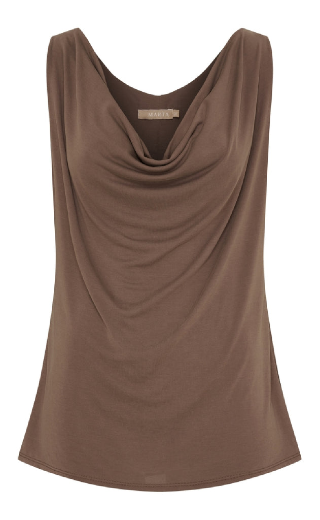 Marta Du Chateau Top - Veronika - Brown