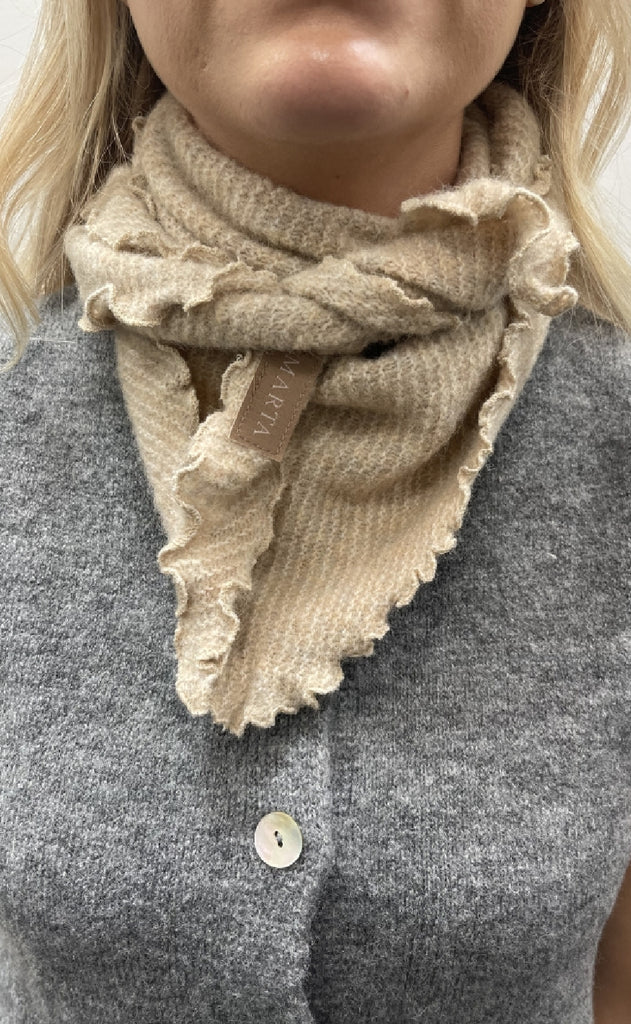 Marta Du Chateau Tørklæde - Agnete - Sand