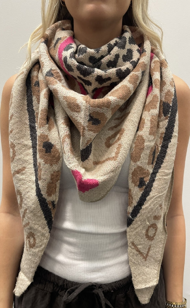 Marta Du Chateau Tørklæde - Clio - Khaki