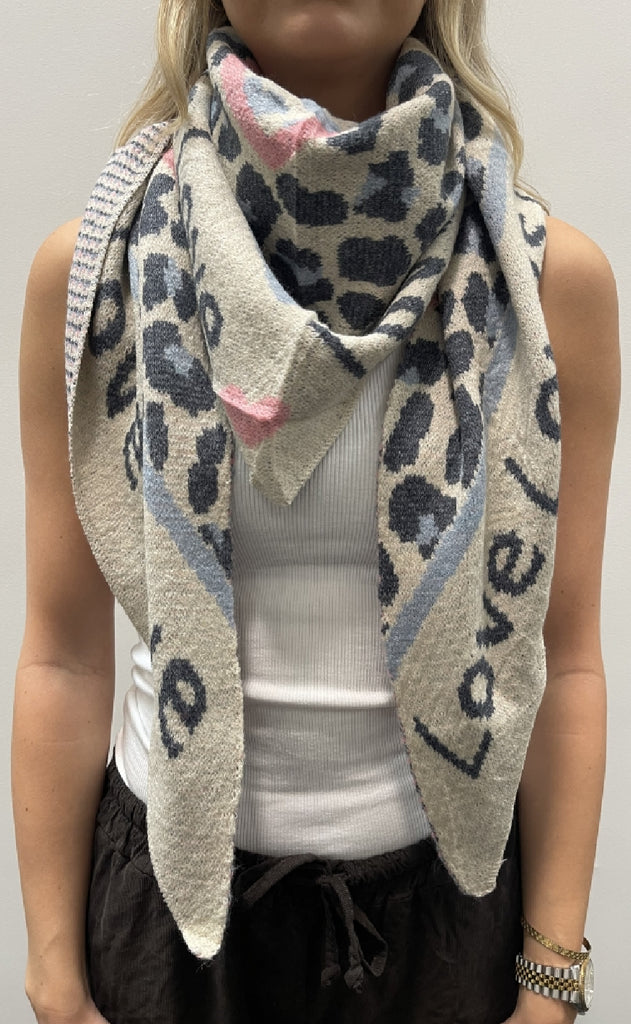 Marta Du Chateau Tørklæde - Clio - Sky Blue