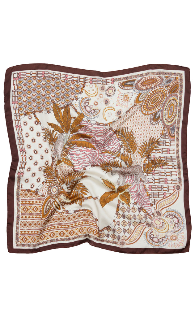 Marta Du Chateau Tørklæde - Juline - Brown31227