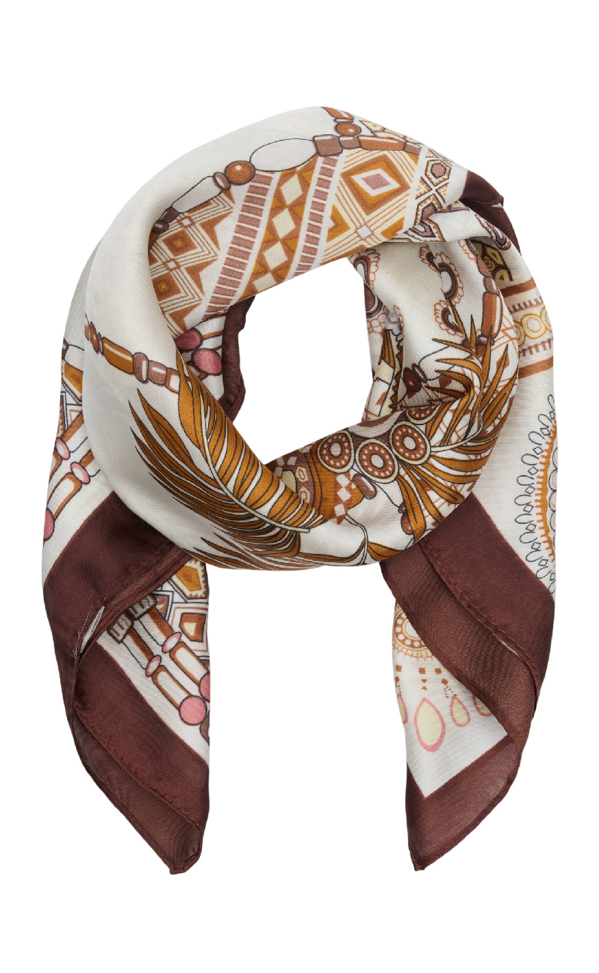 Marta Du Chateau Tørklæde - Juline - Brown31227