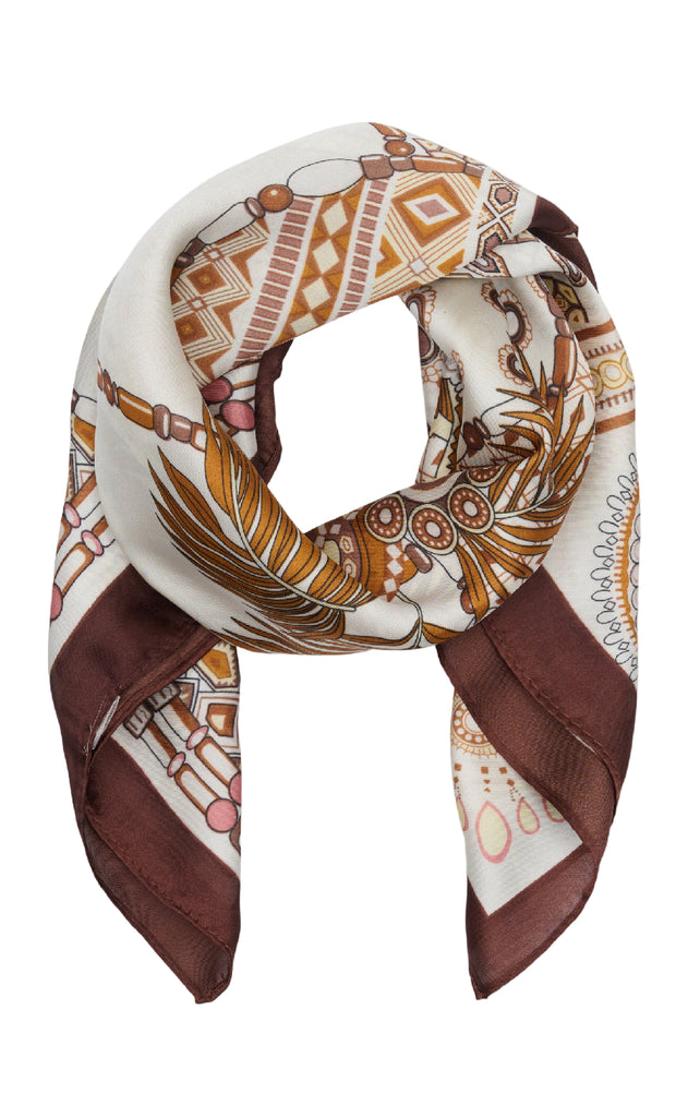 Marta Du Chateau Tørklæde - Juline - Brown31227