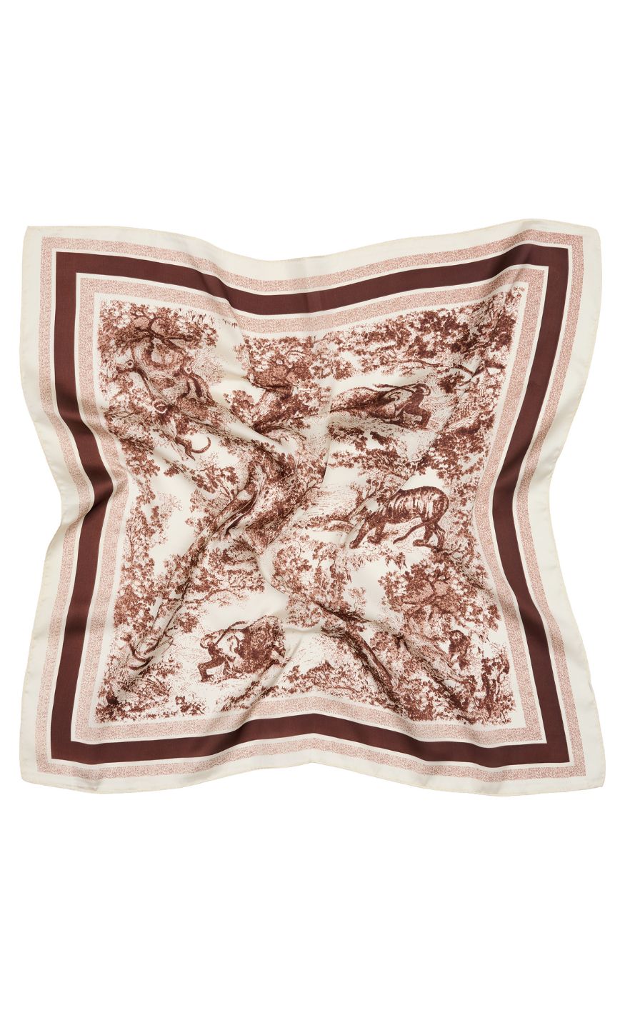 Marta Du Chateau Tørklæde - Juline - Brown31274