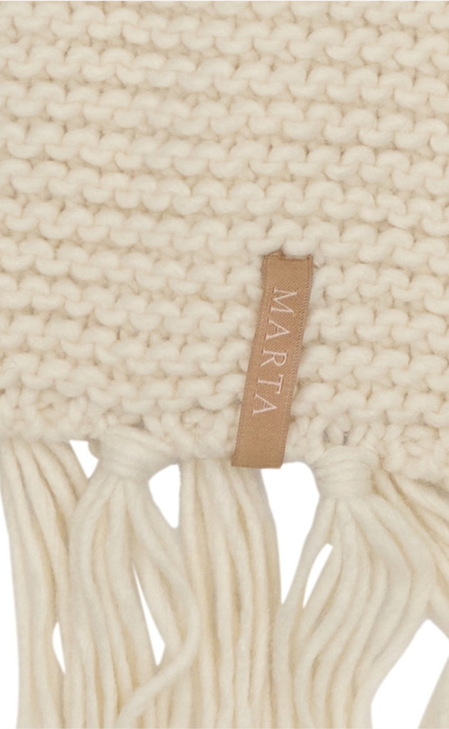 Marta Du Chateau Tørklæde - Milena Heavy - Off White