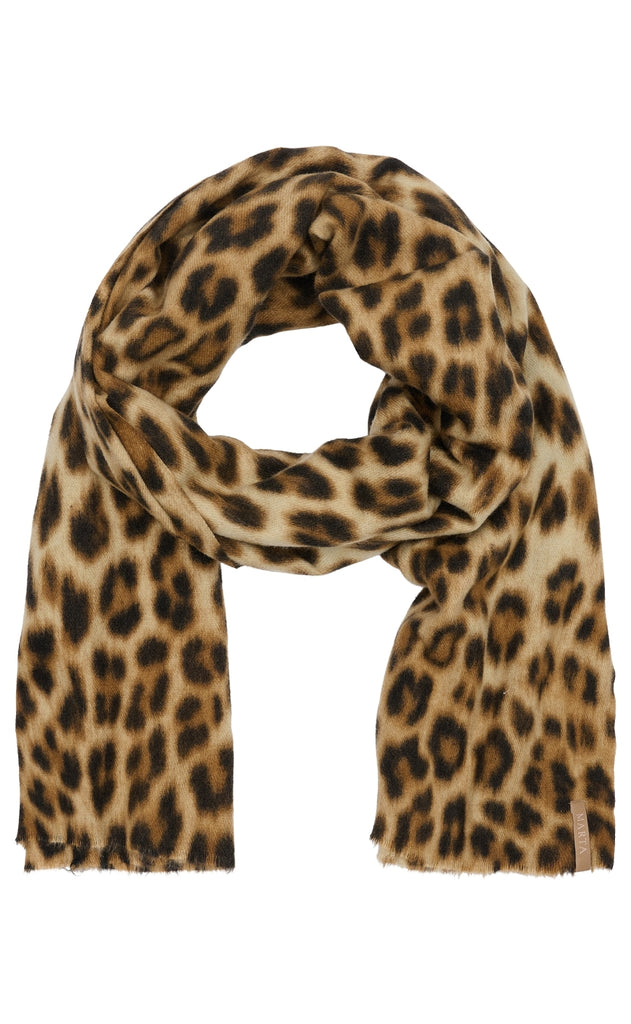 Marta Du Chateau Tørklæde - Mocca - Leo