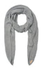 Marta Du Chateau Tørklæde - Scarf - Light Grey Melange