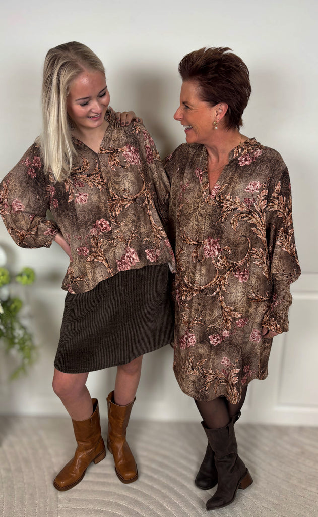 Marta Du Chateau Tunika - Celeste - Fango