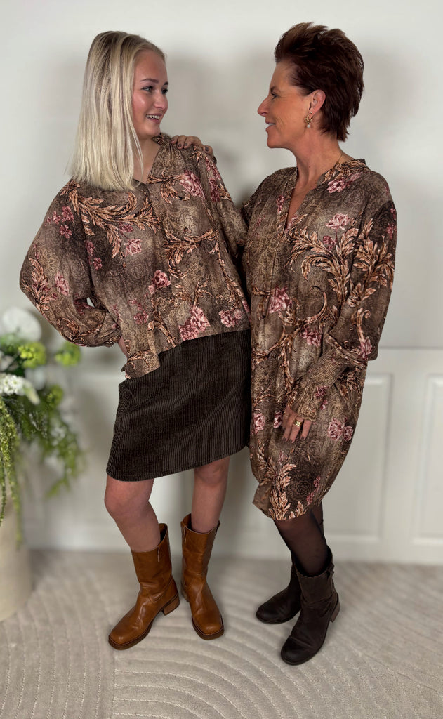 Marta Du Chateau Tunika - Celeste - Fango