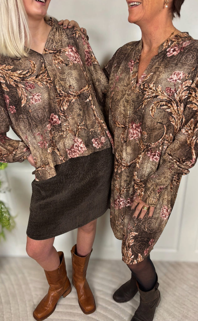 Marta Du Chateau Tunika - Celeste - Fango