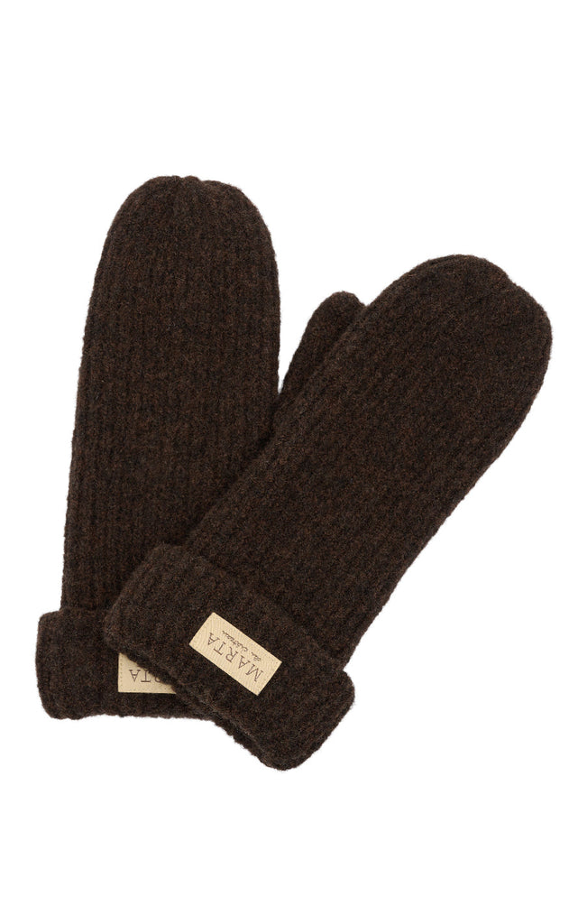 Marta Du Chateau Vanter - Knit Mitten - Brown