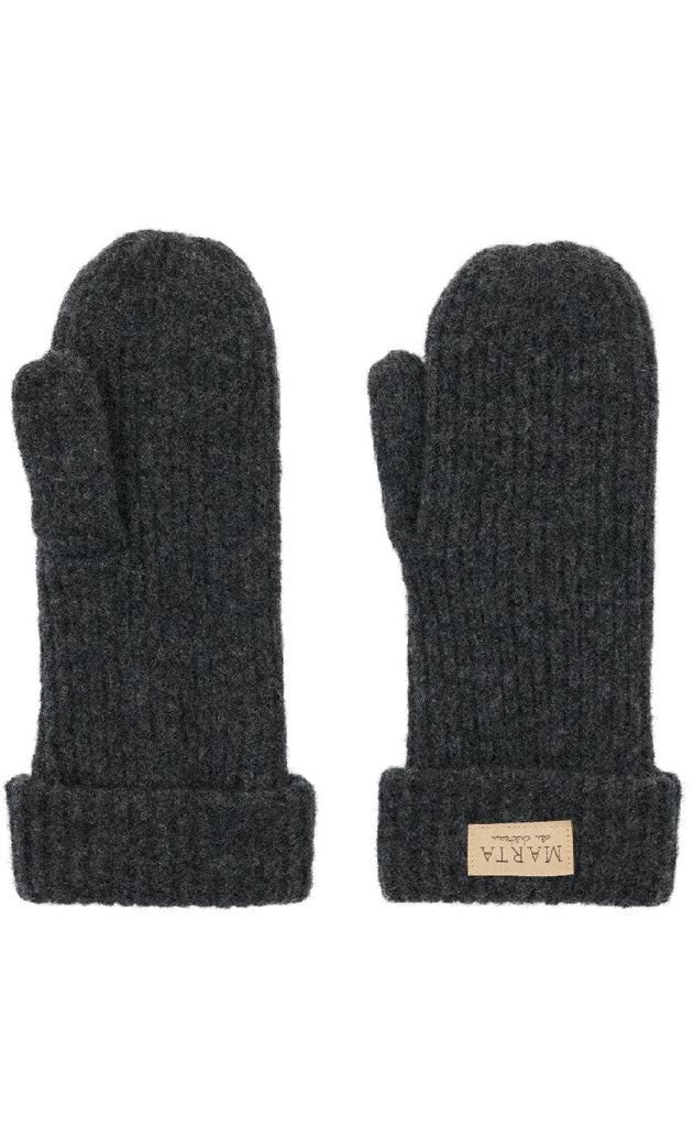 Marta Du Chateau Vanter - Knit Mitten - Dark Grey