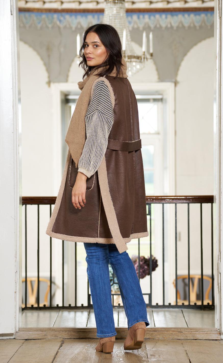 Marta Du Chateau Vest - 38014 Adeline - Tabacco