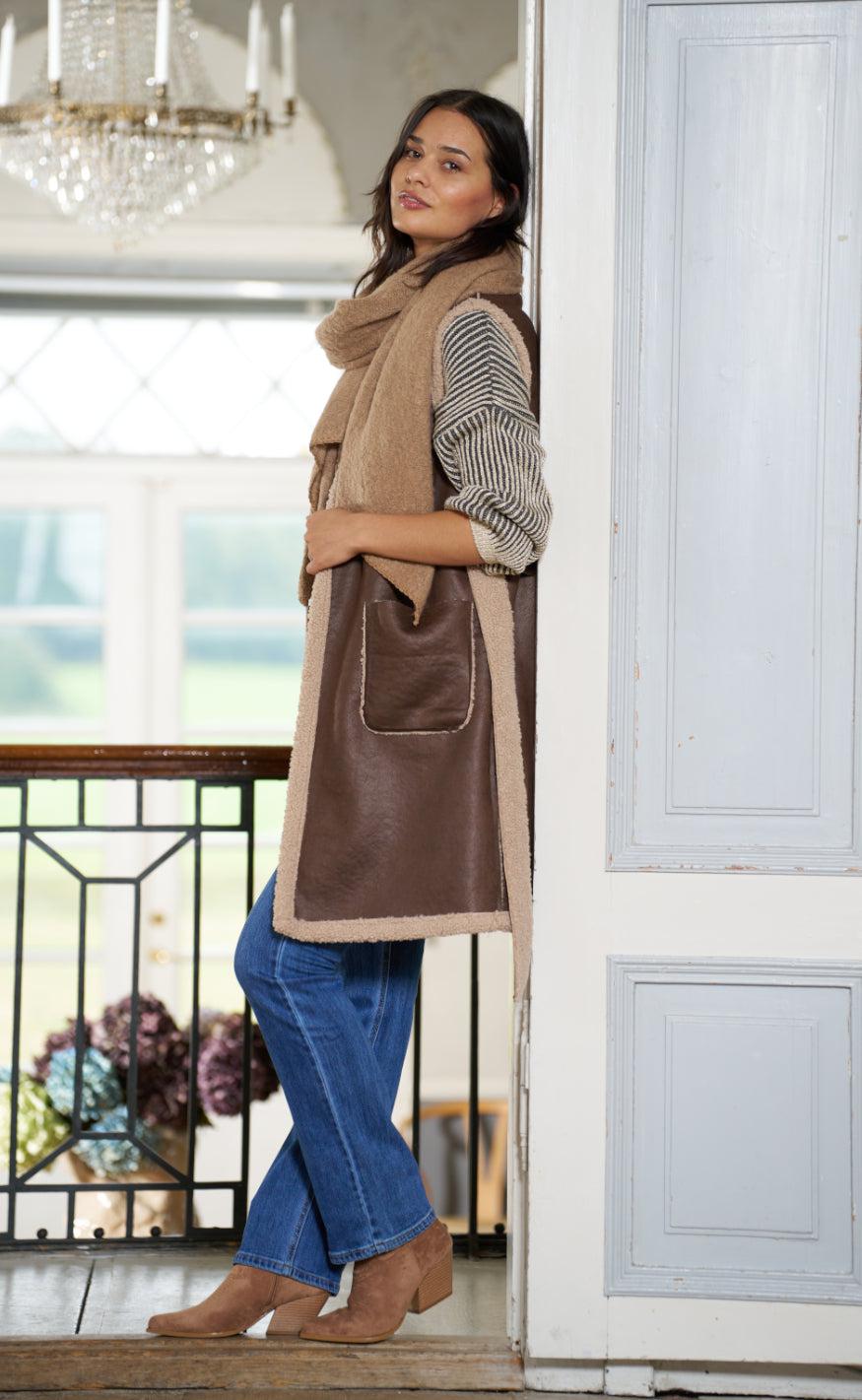 Marta Du Chateau Vest - 38014 Adeline - Tabacco