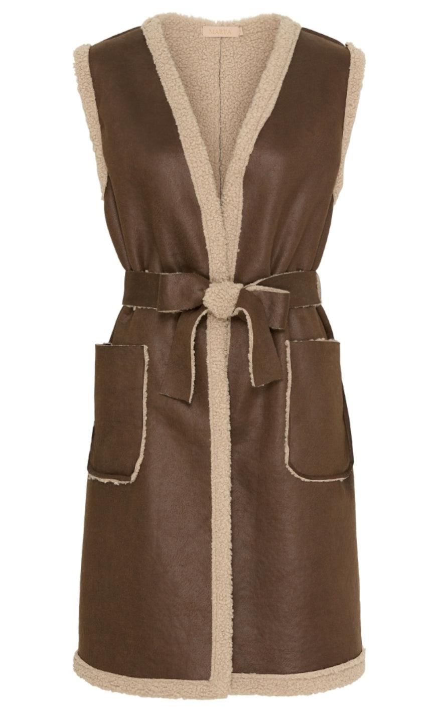 Marta Du Chateau Vest - 38014 Adeline - Tabacco